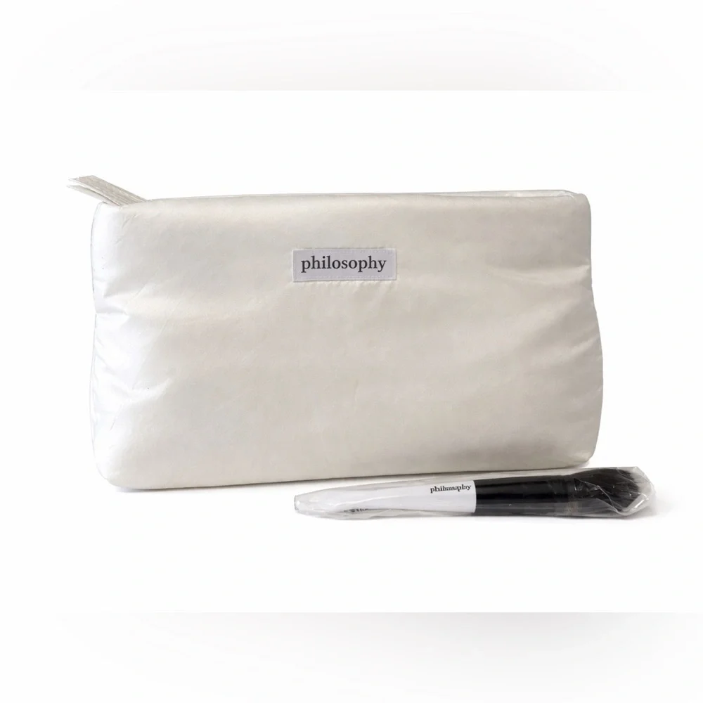 Philosophy white satin